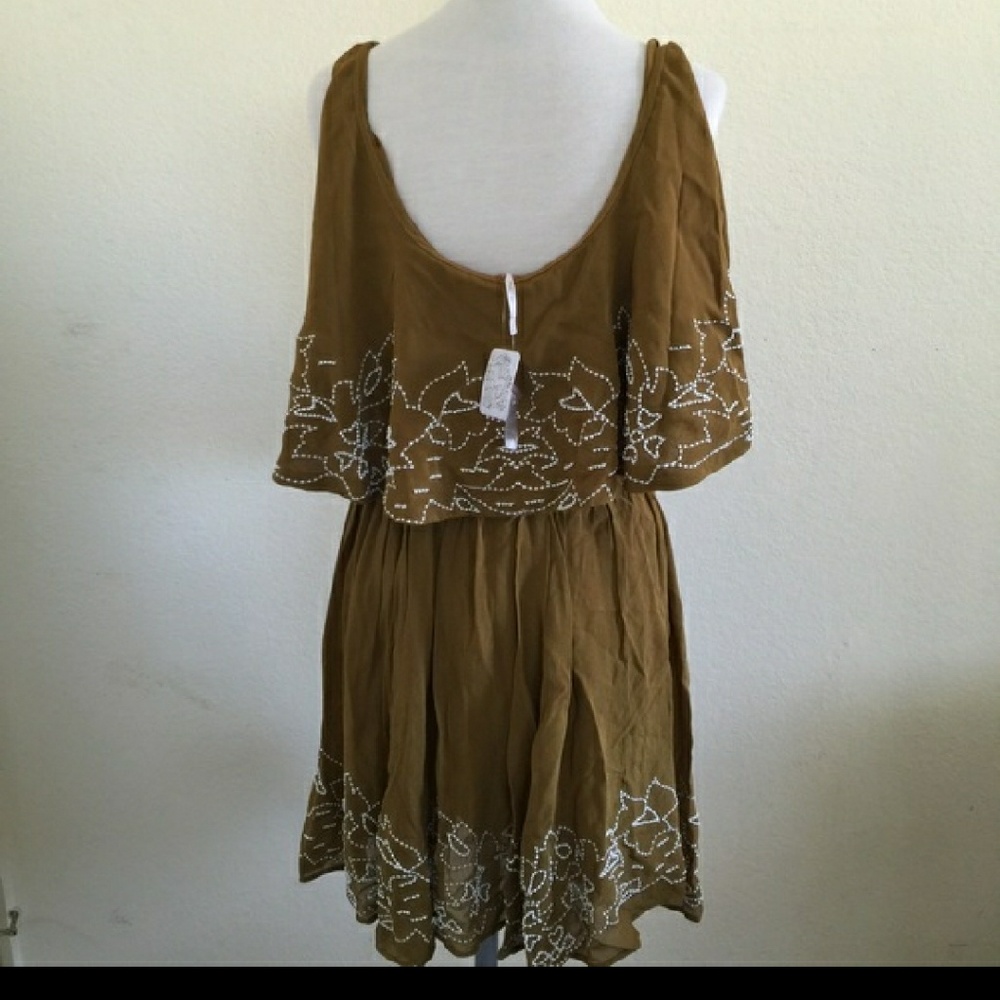 Free people beaded wrap Sylvia Dress - Picture 4 of 4